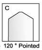 Mors doux 1,5 mm x 60° (type standard)