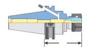 CAT 40 ER32 Dual Contact Collet Chuck – 4.0" Gauge – diagram