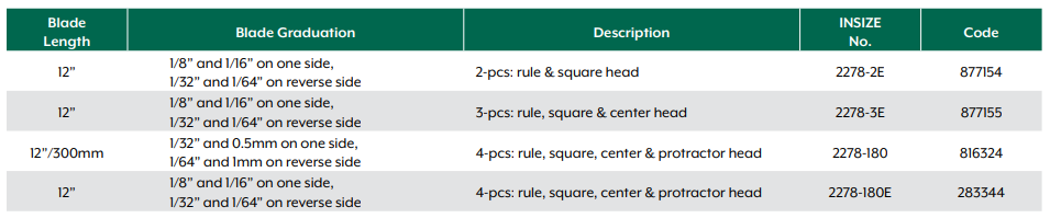 COMBINATION SQUARE